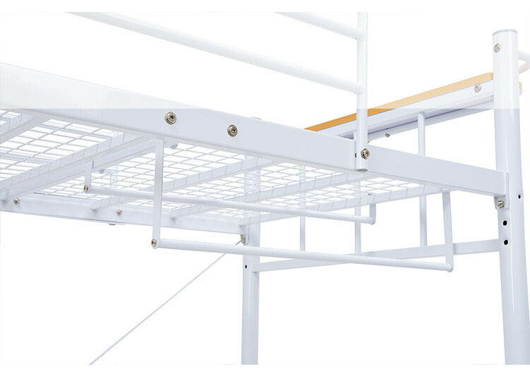 KH-3926P ハンガーポール4本組 指定ロフトベッド専用ハンガーポール 4本セット フック 引っ掛け 収納(代引不可)