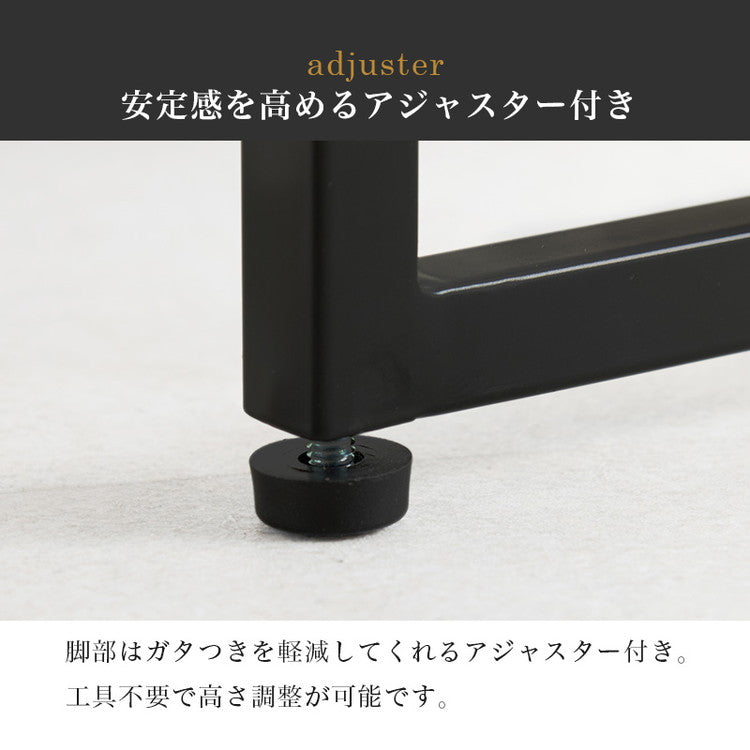 コンクリート調 サイドテーブル コの字 幅45 ソファテーブル コンパクト スリム ナイトテーブル ベッドサイド スチール脚 コンクリート柄 セラミック柄 グレー モノトーン おしゃれ(代引不可)