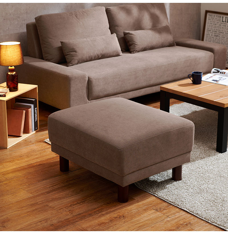 オットマン スツール オットマンチェア ソファ 1人用 足置き 脚置き 腰掛け 北欧 天然木脚 おしゃれ(代引不可)