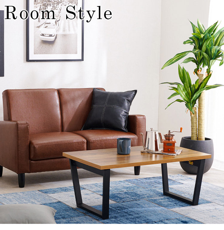 ソファ 幅120 コンパクトソファ 2P 肘付き 脚付き PVC 合皮 ワンルーム ソファー 肘あり 2人掛け 二人掛け シンプル ヴィンテージ 北欧 おしゃれ(代引不可)