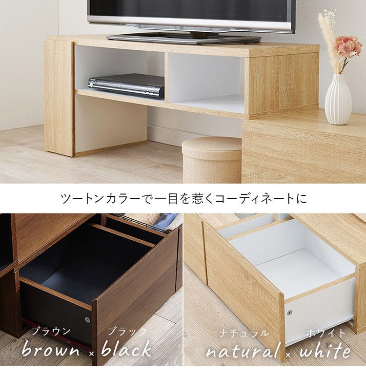 伸縮式 テレビ台 幅95~幅169 スライドテレビ台 24~40型対応 大容量 テレビボード ローボード TV台 伸縮 コーナーテレビ台 L字 ディスプレイ ラック 棚 収納 シンプル 北欧 おしゃれ(代引不可)