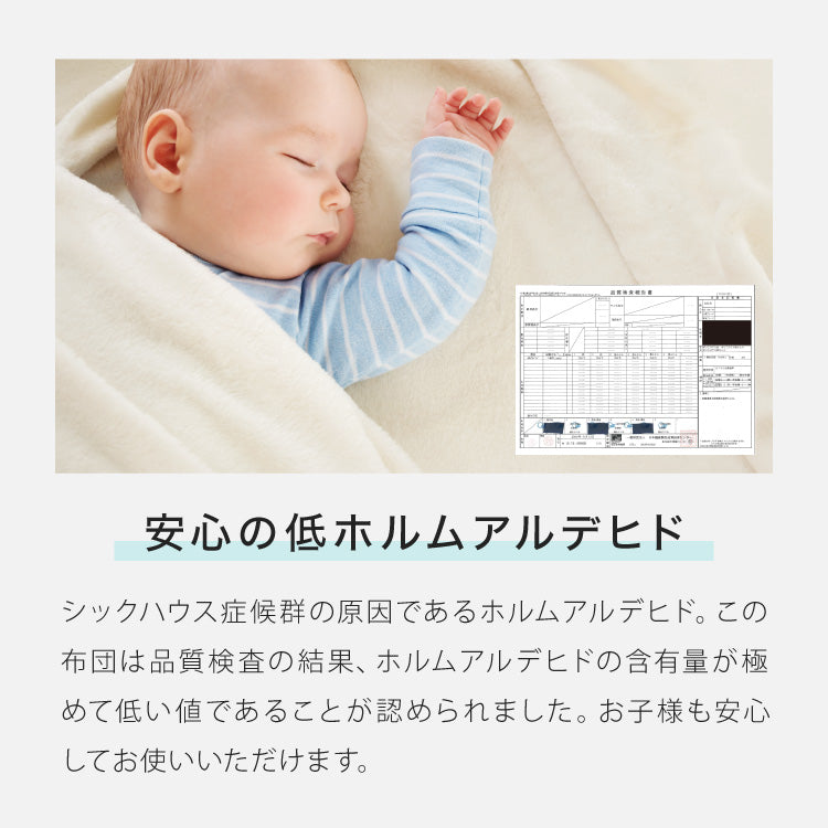 布団4点セット ダブル 【Ever Clean】抗菌 防臭 ほこりが出にくい 洗える ピーチスキン加工 軽量 組布団 来客用 敷布団 枕 敷パッド 掛布団 エヴァークリーン 布団セット 丸洗い 収納ケース