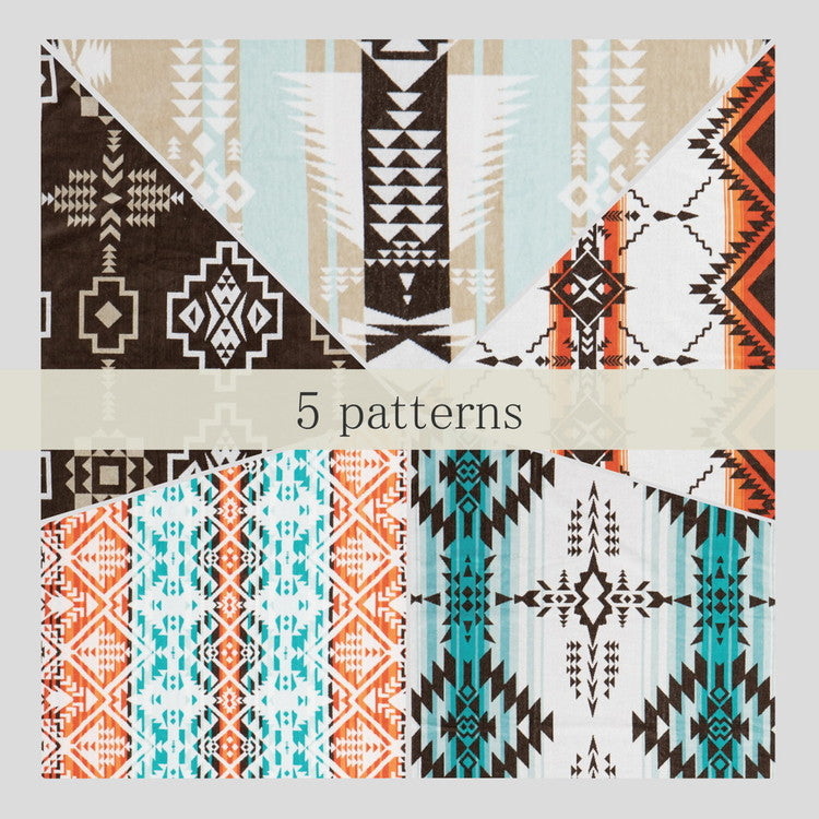 綿100% タオルブランケット 100×178cm アウトドア ビーチタオル 多機能 ブランケット ネイティブ柄 タオルケット エスニック 大判 厚手 キャンプ おしゃれ ひざ掛け マルチカバー(代引不可)