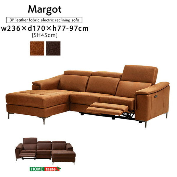 電動ソファ リクライニング カウチ 3人掛け レザー ファブリック ヴィンテージ 高級感 ブラウン キャメル アンティーク USBポート ヘッドレスト 電動ソファ リクライニング カウチ 3人掛け レザー(代引不可)