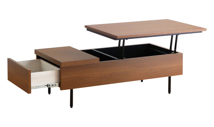 リフティングテーブル 105×55 昇降テーブル 昇降式テーブル センターテーブル リフトアップテーブル リビングテーブル 机 デスク おしゃれ(代引不可)