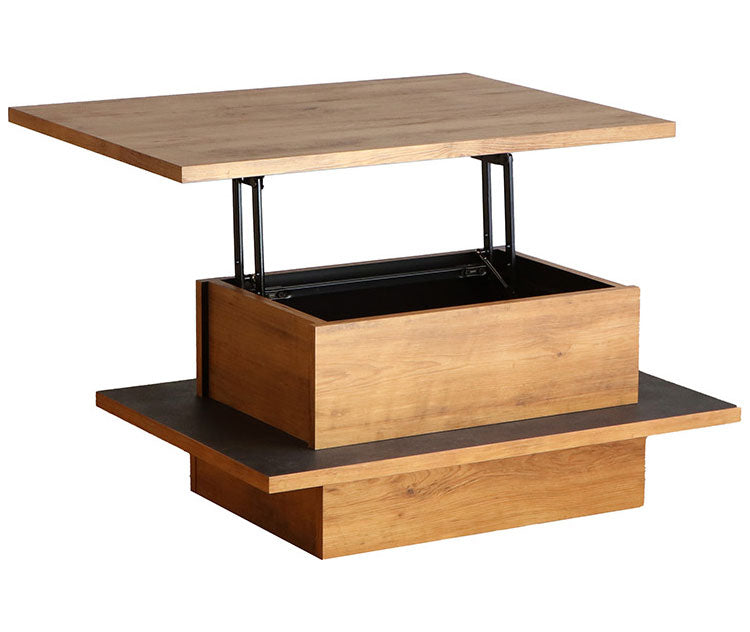 アダムロ リフトアップテーブル 幅90cm センターテーブル 日本製 完成品 リフトアップ式 ヴィンテージ シンプルデザイン 昇降 テーブル リフトテーブル(代引不可)