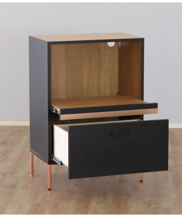 FEEL 幅60cm オープン引き出し 組合せ家具 キャビネット チェストタイプ 収納 棚 ラック 組み合わせ 完成品 日本製 チェスト カスタム リビングボード 可動棚(代引不可)