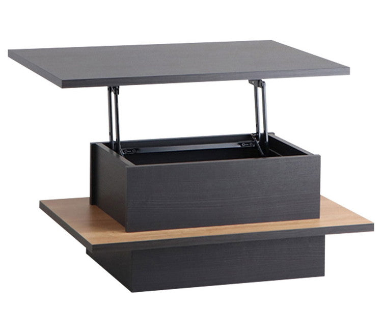 フィール リフトアップテーブル 幅90cm 国産 昇降式テーブル 高さ調節 折りたたみ式 デスク 机 リフティングテーブル インテリア リビング ダイニング シンプル(代引不可)