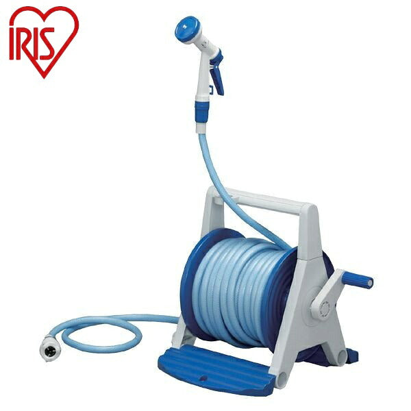 アイリスオーヤマ ハイパーリールAタイプ HRA-30AGRM グレー/ブルー ホースリール ハイパーリール Aタイプ 30m IRIS OYAMA(代引不可)