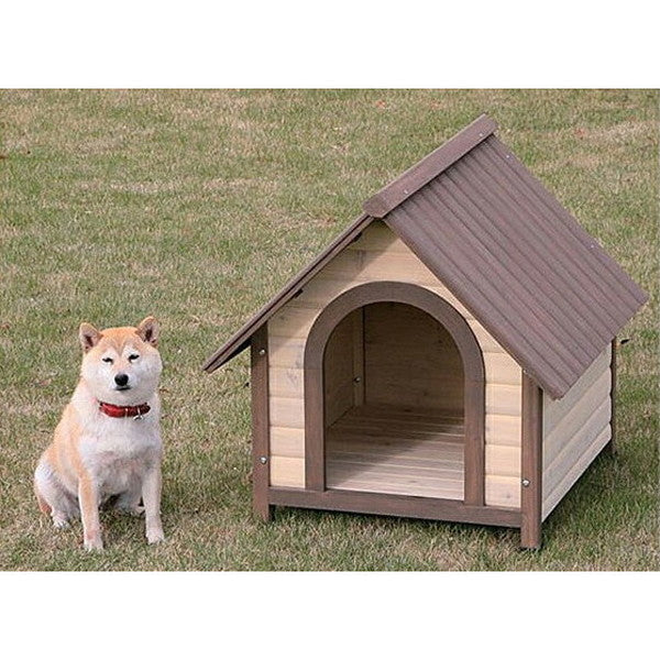 アイリスオーヤマ ウッディ犬舎 犬小屋 犬舎 ウッディ犬舎 WDK-750 体高約50cmまで 室外 中型犬用 犬小屋 ハウス IRIS OYAMA(代引不可)