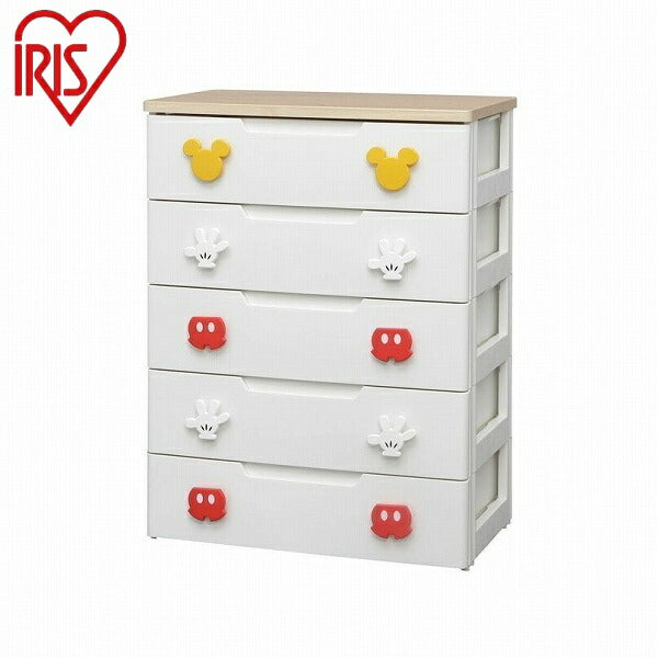 アイリスオーヤマ キッズチェスト キッズチェスト 5段 ミッキー MHG2-725 新生活 IRIS OYAMA(代引不可)