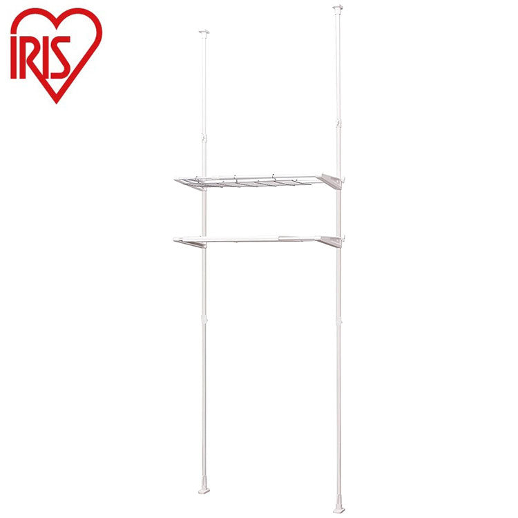 アイリスオーヤマ 突張りランドリーラック 洗濯機ラック 突っ張り つっぱり 棚 ラック LRT-27P IRIS OYAMA(代引不可)