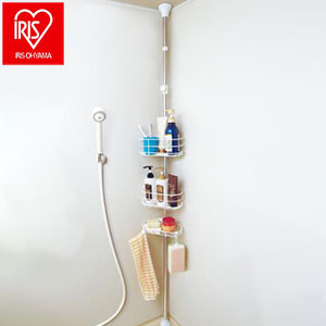 アイリスオーヤマ 浴室突っ張りラック 浴室 突っ張り つっぱり 棚 ラック BLT-25 IRIS OYAMA(代引不可)