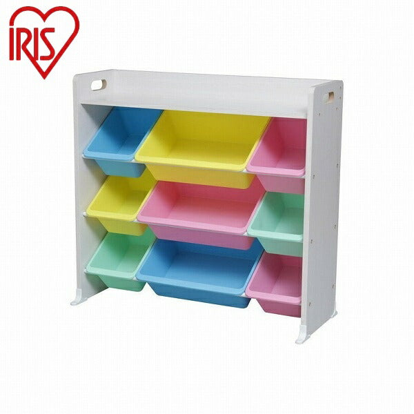 アイリスオーヤマ 天板付キッズトイハウスラック TKTHR-39 パステル 天板付キッズトイハウスラック 組立品 IRIS OYAMA(代引不可)