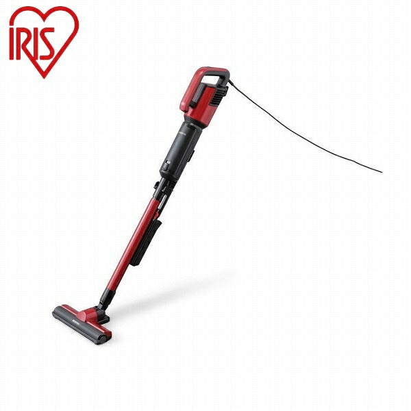 アイリスオーヤマ 極細軽量スティッククリーナー IC-SBA6-R レッド 紙パック式 極細軽量スティッククリーナー 新生活 IRIS OYAMA(代引不可)