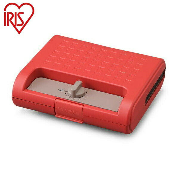 アイリスオーヤマ マルチサンドメーカーダブルサイズ IMS-902-R レッド マルチサンドメーカーダブルサイズ IRIS OYAMA(代引不可)