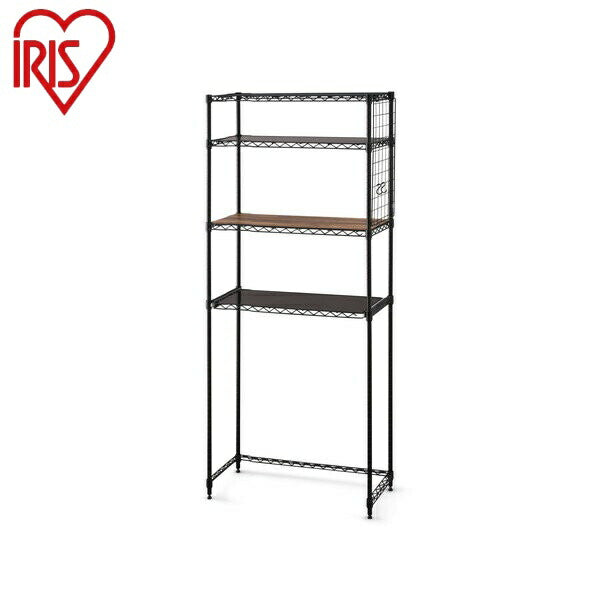 アイリスオーヤマ カラーメタルラック ペール上ラック ハイタイプ CMM-PRH7518 ブラック カラーメタルラック ペール上ラック ハイタイプ ブラック IRIS OYAMA(代引不可)