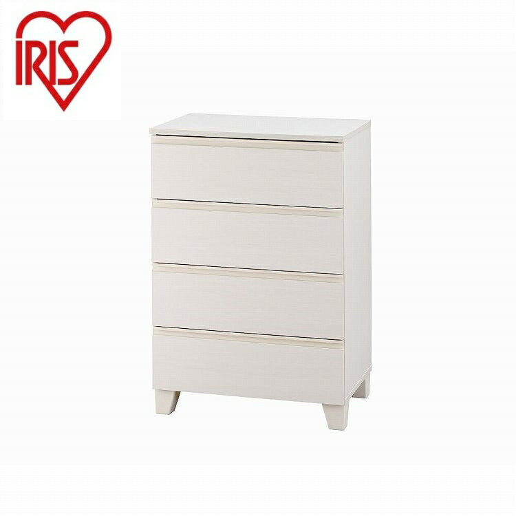アイリスオーヤマ ウッドチェスト 脚付き WCHL-590 オフホワイト IRIS OHYAMA(代引不可)