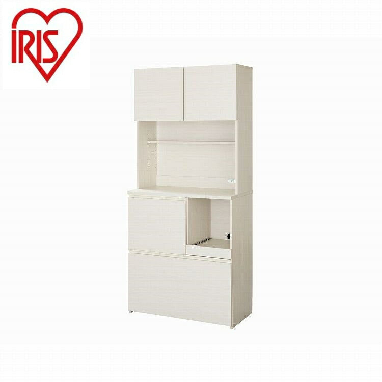 アイリスオーヤマ キッチンキャビネット KCB-790 オフホワイト IRIS OHYAMA(代引不可)
