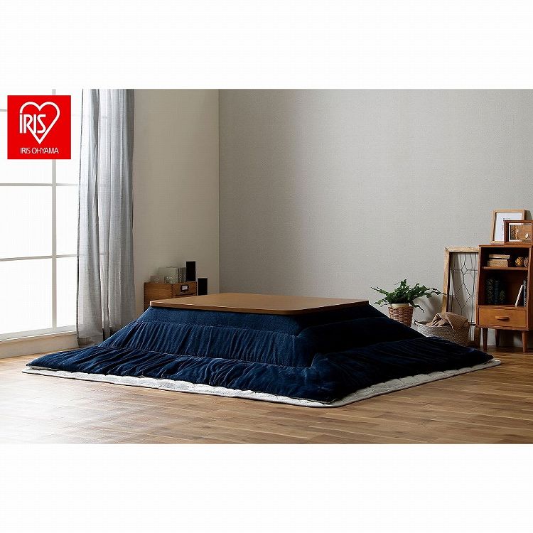 アイリスオーヤマ こたつ掛布団 KKBA-2419 ネイビー/グレー IRIS OHYAMA(代引不可)