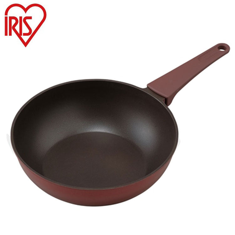 アイリスオーヤマ 取っ手一体型炒め鍋26cm IH 取っ手付き フライパン DCP-I26 IRIS OYAMA キッチン 調理用品 キッチンツール(代引不可)