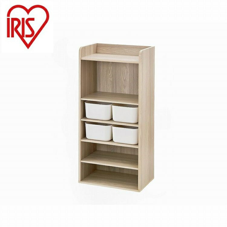 アイリスオーヤマ ラウンドシェルフ ハイタイプ RUS-50H ライトナチュラル IRIS OHYAMA(代引不可)