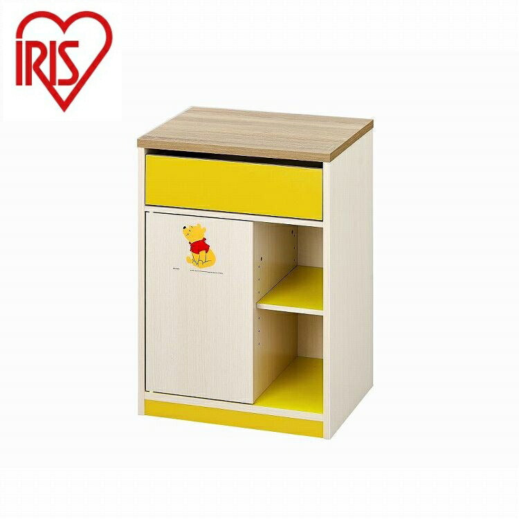 アイリスオーヤマ ウッドサイドチェスト キャスター付き WSC-468 プー IRIS OHYAMA(代引不可)