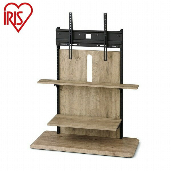 アイリスオーヤマ スタンドテレビ台 UTS-900R-LN テレビ台 壁掛け風 テレビスタンド 壁寄せ 32型~75型対応 高さ調節 自立式 省スペース 自立 ラック IRIS OYAMA(代引不可)