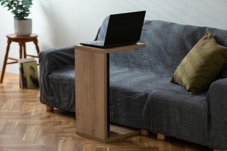 アイリスオーヤマ サイドテーブル ミニテーブル ベッド リビング 寝室 ソファサイド ベッドサイド ソファ横 ベッド横 机 縦置き 横置き ライトナチュラル STB-288W IRIS OYAMA(代引不可)