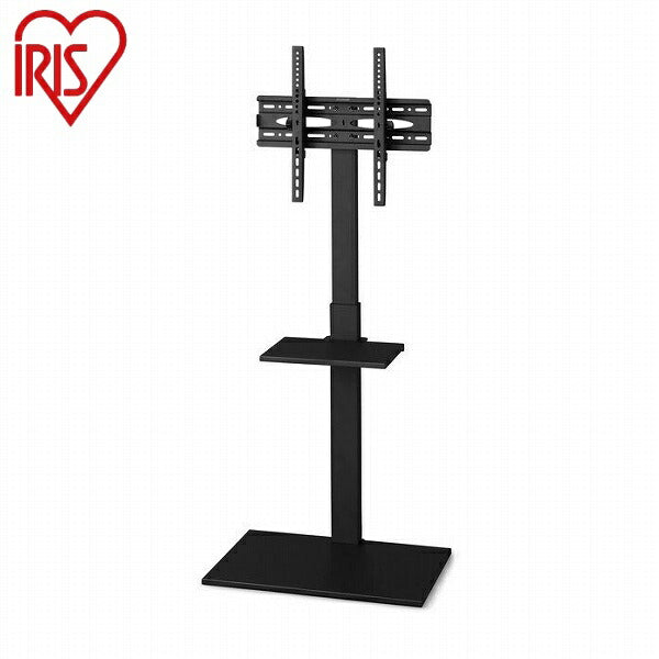 アイリスオーヤマ スタンドテレビ台 UTS-600R-B ブラック スタンドテレビ台 IRIS OYAMA(代引不可)