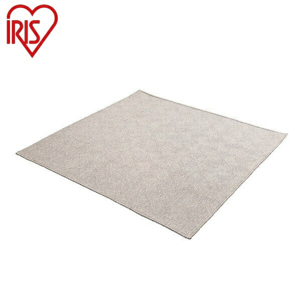 アイリスオーヤマ ジャカードラグ ORG-J1818 ブラウン ジャカードラグ IRIS OYAMA(代引不可)