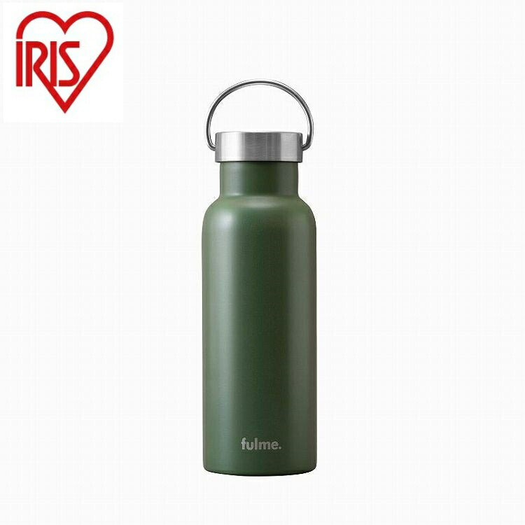 アイリスオーヤマ fulme.マグボトル スリムハンドル付 FM-SL500 カーキ IRIS OHYAMA(代引不可)