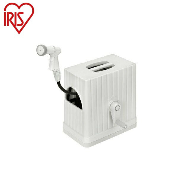 アイリスオーヤマ フルカバーホースリールEX 30M FHEXN-30 ライトベージュ/ホワイト フルカバーホースリールEX 30m IRIS OYAMA(代引不可)