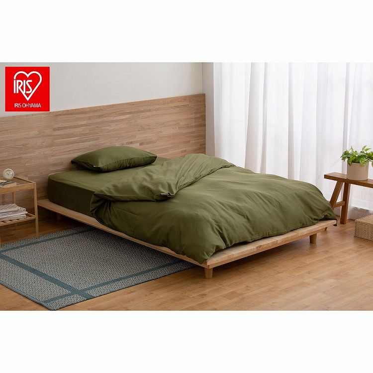 アイリスオーヤマ ボックスシーツ BXS-CS-S グリーン IRIS OHYAMA(代引不可)