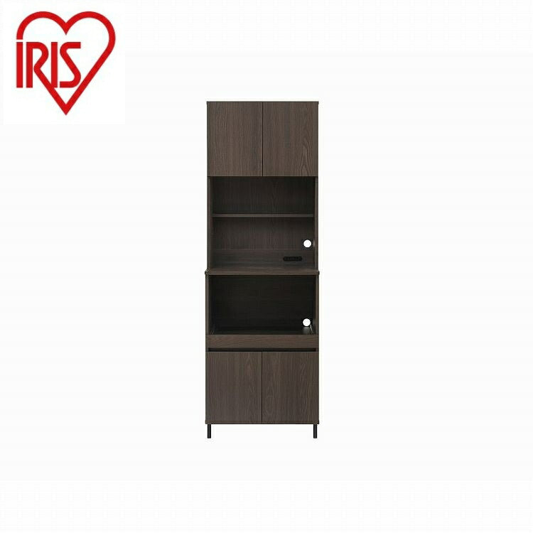 アイリスオーヤマ キッチンキャビネット KCB-590BT ウォールナット IRIS OHYAMA(代引不可)