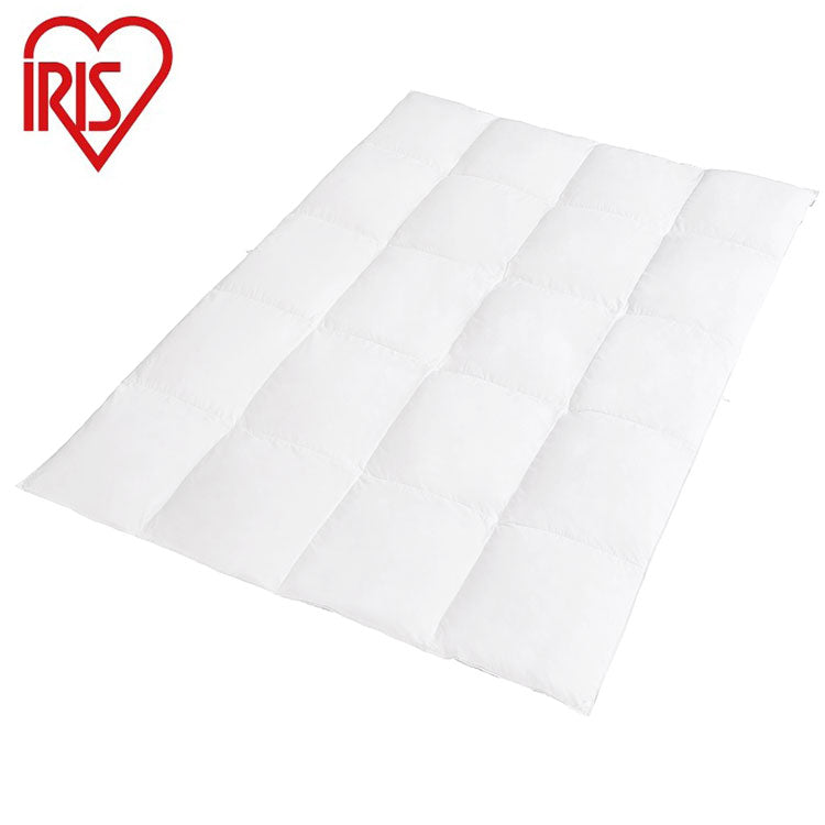 アイリスオーヤマ 羽毛ふとん シングル 羽毛布団 立体キルト 充填量1.0kg 掛け布団 ホワイトダック ダウン 掛け布団 羽毛 シングル 抗菌防臭 KKF-WD901-SL IRIS OYAMA(代引不可)