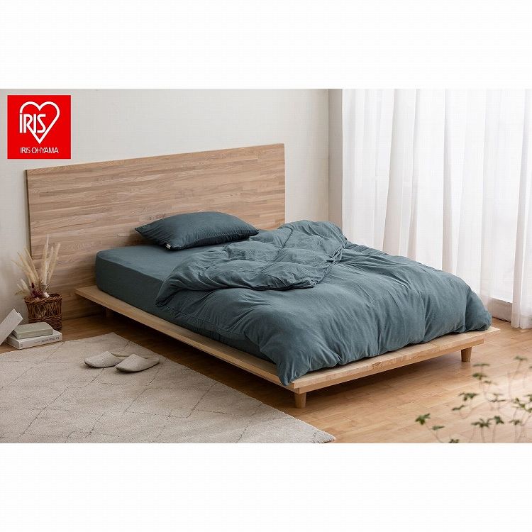 アイリスオーヤマ 掛け布団カバー KKC-TCK-SD ネイビー IRIS OHYAMA(代引不可)