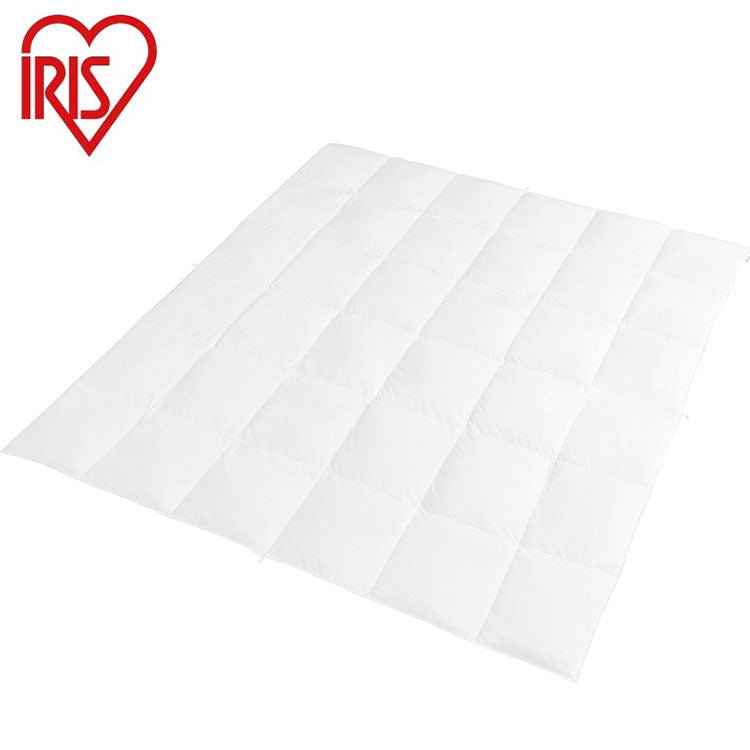 アイリスオーヤマ 羽毛ふとん ダブル 羽毛布団 掛け布団 ホワイトダック ダウン 羽毛 消臭 抗菌防臭 KKF-WD9004-DL IRIS OYAMA(代引不可)