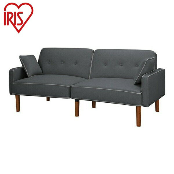 アイリスオーヤマ 2人掛けリクライニングソファ DRSB-2Sダークグレー 2人掛けリクライニングソファ IRIS OYAMA(代引不可)