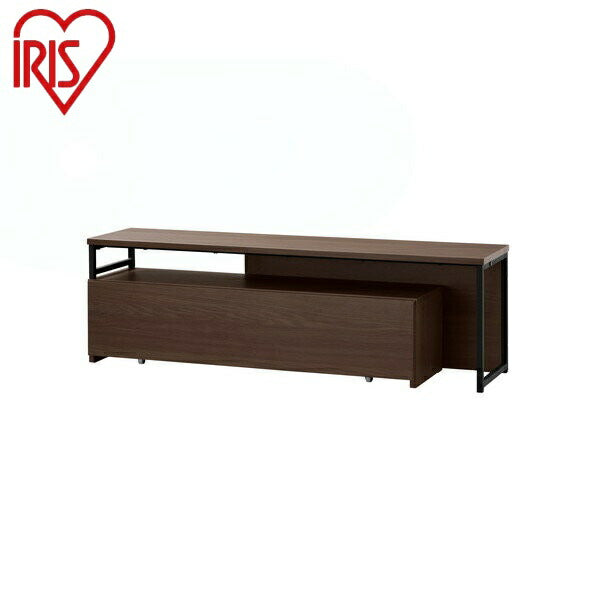 アイリスオーヤマ スライドAVボード SLTS-1190ウォールナット/ブラック スライドAVボード IRIS OYAMA(代引不可)