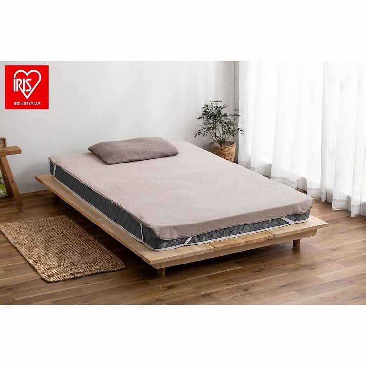 アイリスオーヤマ 透湿防水シーツ FLS-TCST-S ベージュ IRIS OHYAMA(代引不可)