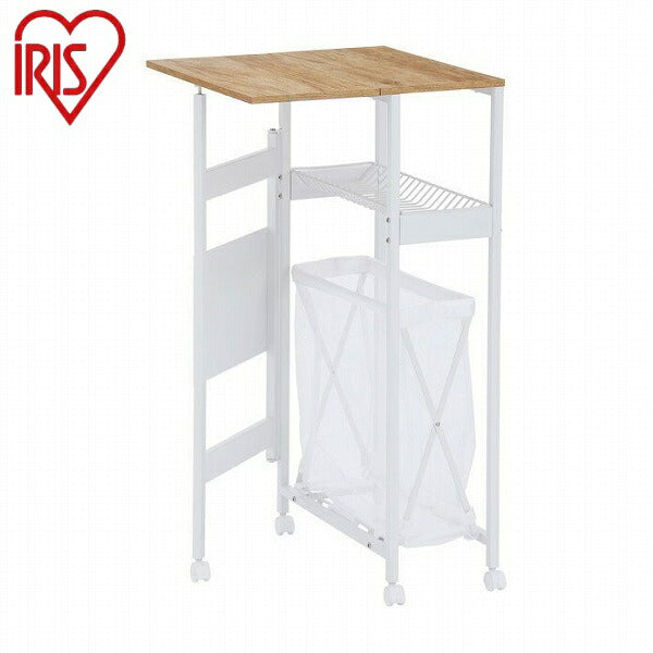 アイリスオーヤマ 天板付きランドリーワゴン スリムタイプ バスケット付 TLAW-B220ホワイト 天板付きランドリーワゴン スリムタイプ バスケット付 IRIS OYAMA(代引不可)