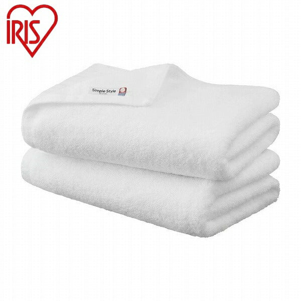 アイリスオーヤマ ボリュームタッチバスタオル2枚セット BT-V2ホワイト ボリュームタッチバスタオル2枚セット IRIS OYAMA(代引不可)