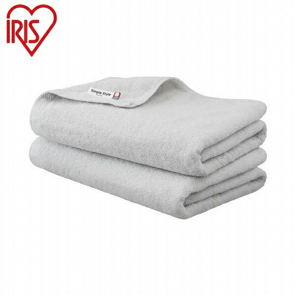 アイリスオーヤマ デイリーバスタオル4枚セット BT-D4ライトグレー デイリーバスタオル4枚セット IRIS OYAMA(代引不可)
