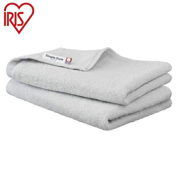 アイリスオーヤマ ガーゼ+パイルビッグフェイスタオル4枚セット BFT-G4ライトグレー ガーゼ+パイルビッグフェイスタオル4枚セット IRIS OYAMA(代引不可)