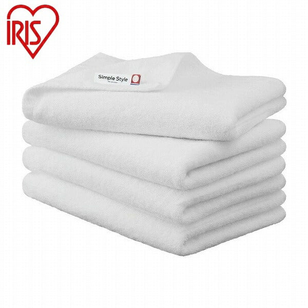 アイリスオーヤマ デイリービッグフェイスタオル4枚セット BFT-D4ホワイト デイリービッグフェイスタオル4枚セット IRIS OYAMA(代引不可)