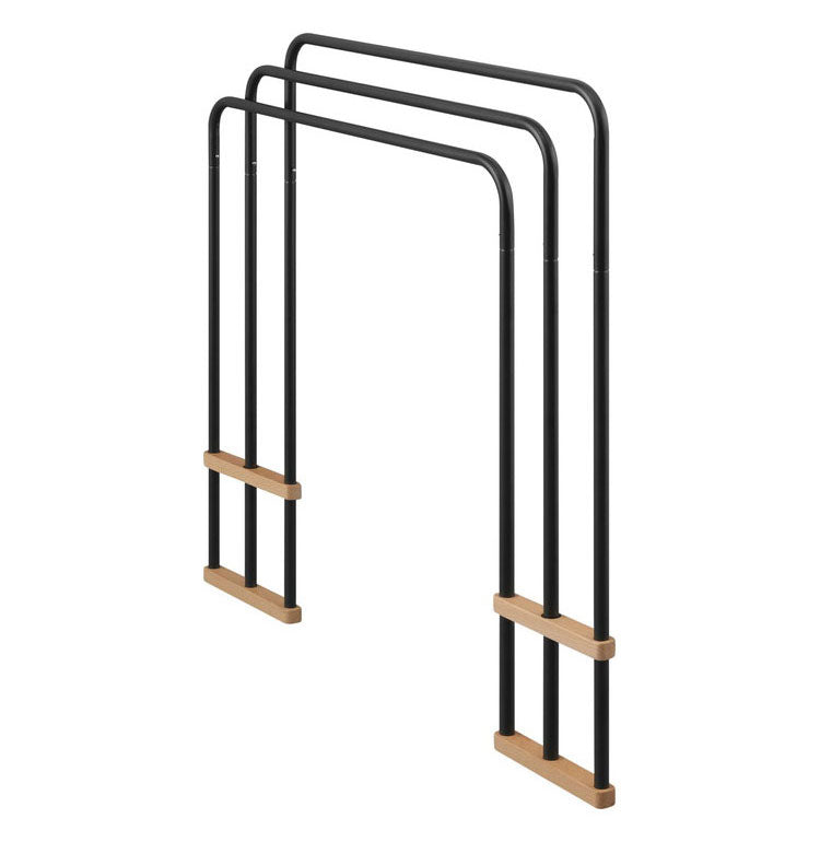 アイリスオーヤマ 折りたたみバスタオルハンガー FBH-700 ダークグレー タオルハンガー 洗面所 室内物干し 折りたたみ 物干しスタンド 室内 IRIS OHYAMA(代引不可)