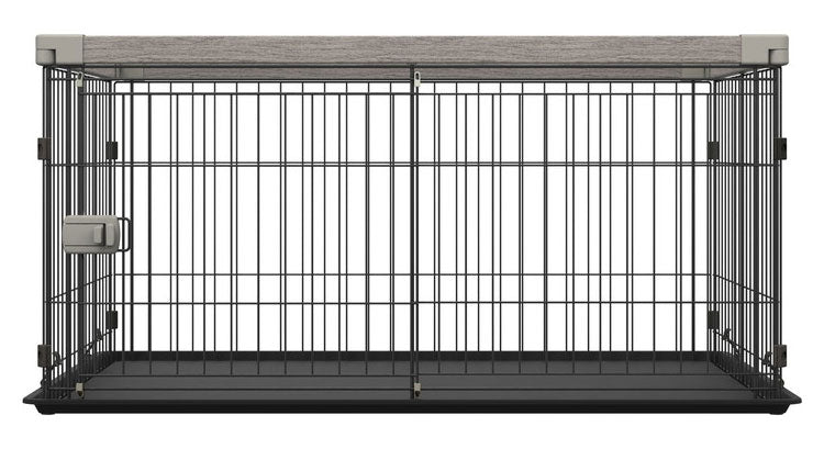 アイリスオーヤマ ウッディシステムサークル SWS-1200 アッシュグレー ペットサークル 小型犬 中型犬 木目 サークル 仕切り IRIS OHYAMA(代引不可)