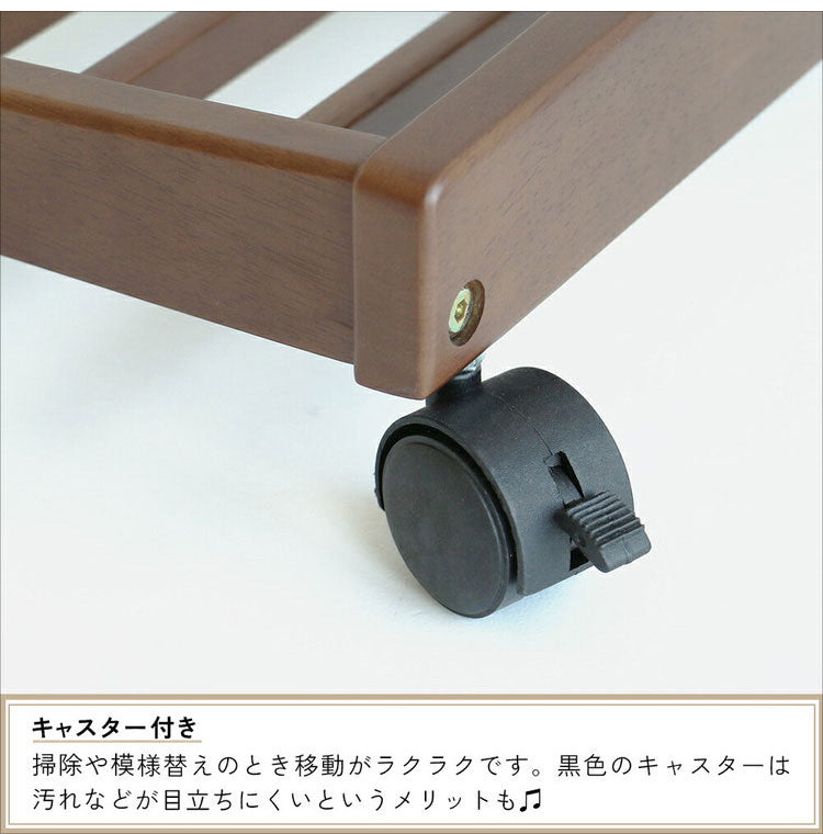 ハンガーラック 高さ調節 5段階 スリム キャスター付 棚 ランドセル フック 子供 キッズ 大人 幅58.5 奥行38.5 木製 おしゃれ 服掛け コート掛け(代引不可)(代引不可)