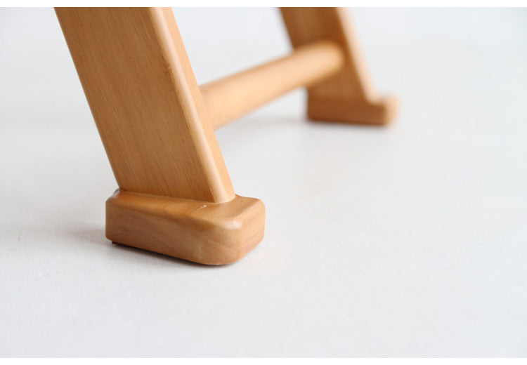 折りたたみ キッズチェア 持ち運び 子ども用 キッズ用 ハイチェア ハイタイプ 天然木 ダイニング 安全 ダイニングチェア アイボリー おしゃれ かわいい(代引不可)